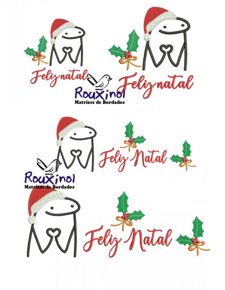 Estêncil Natal – Flork Meme – Maialo
